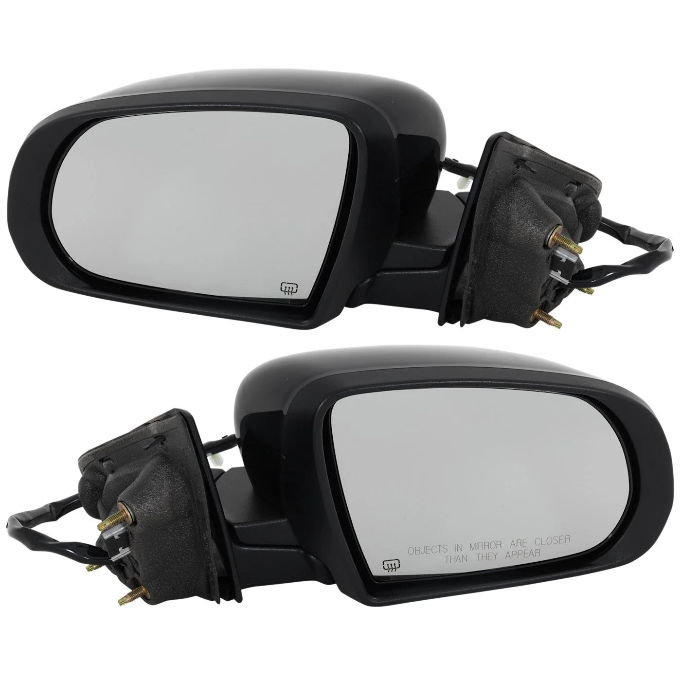 Set of 2 Heated Mirrors for Jeep Compass