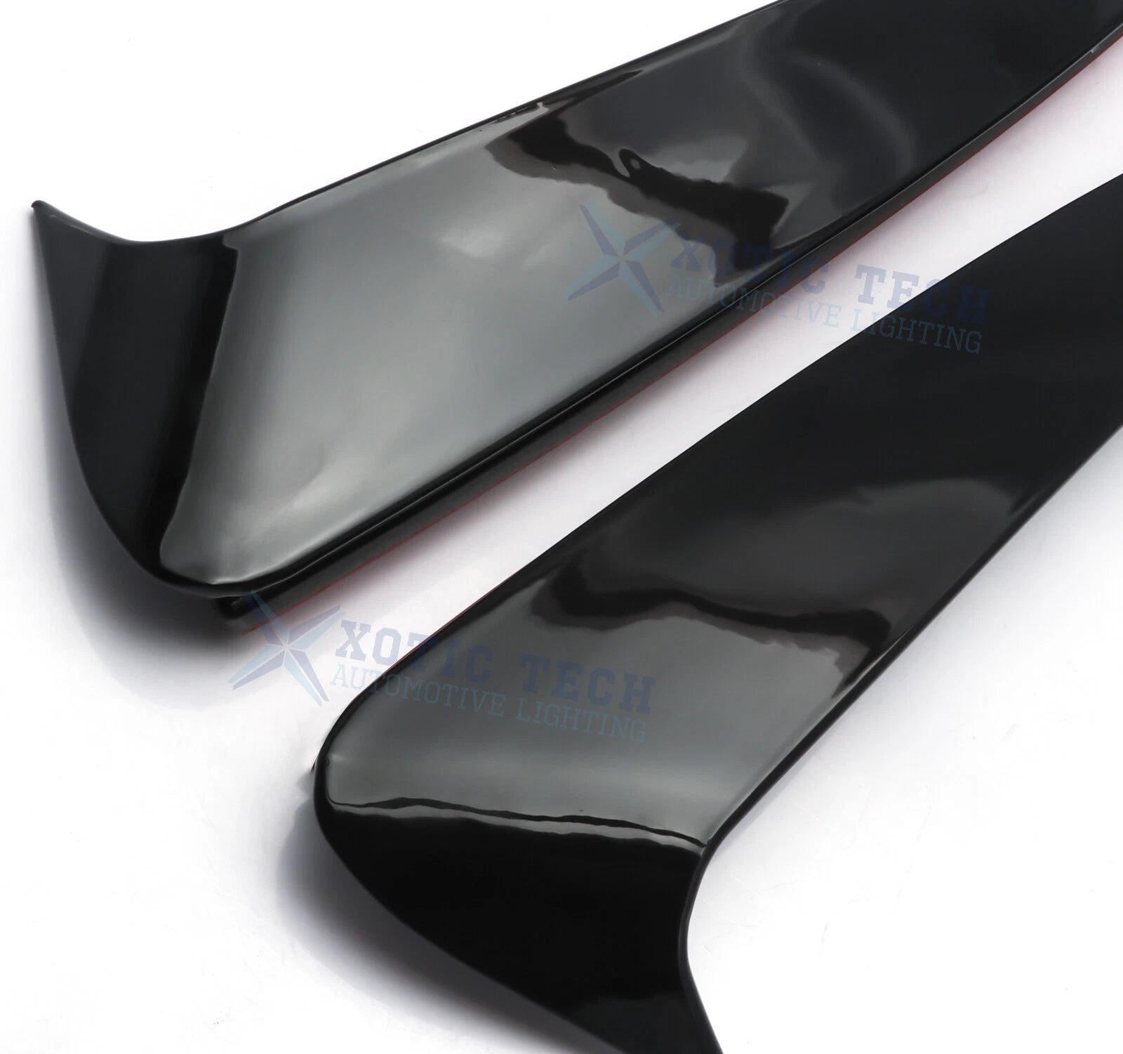 Black Rear Bumper Side Vent Spoiler Canard for Mercedes W205 C (2015-2018)