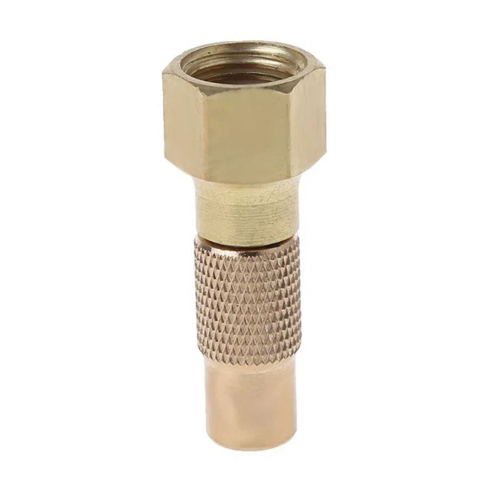 Threaded Tire Chuck for Quick Inflation Open Flow Through Design