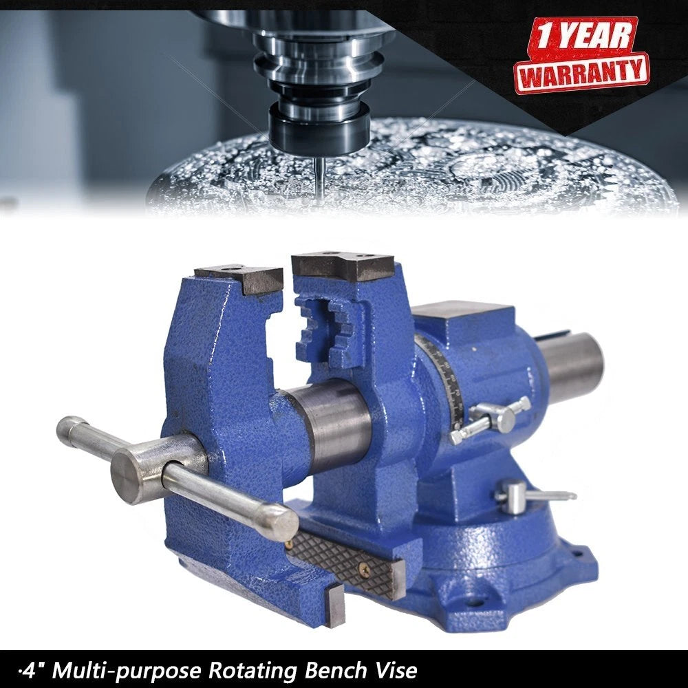 Set of 4 Heavy Duty Multi-Jaw Vises 360-Degree Rotation