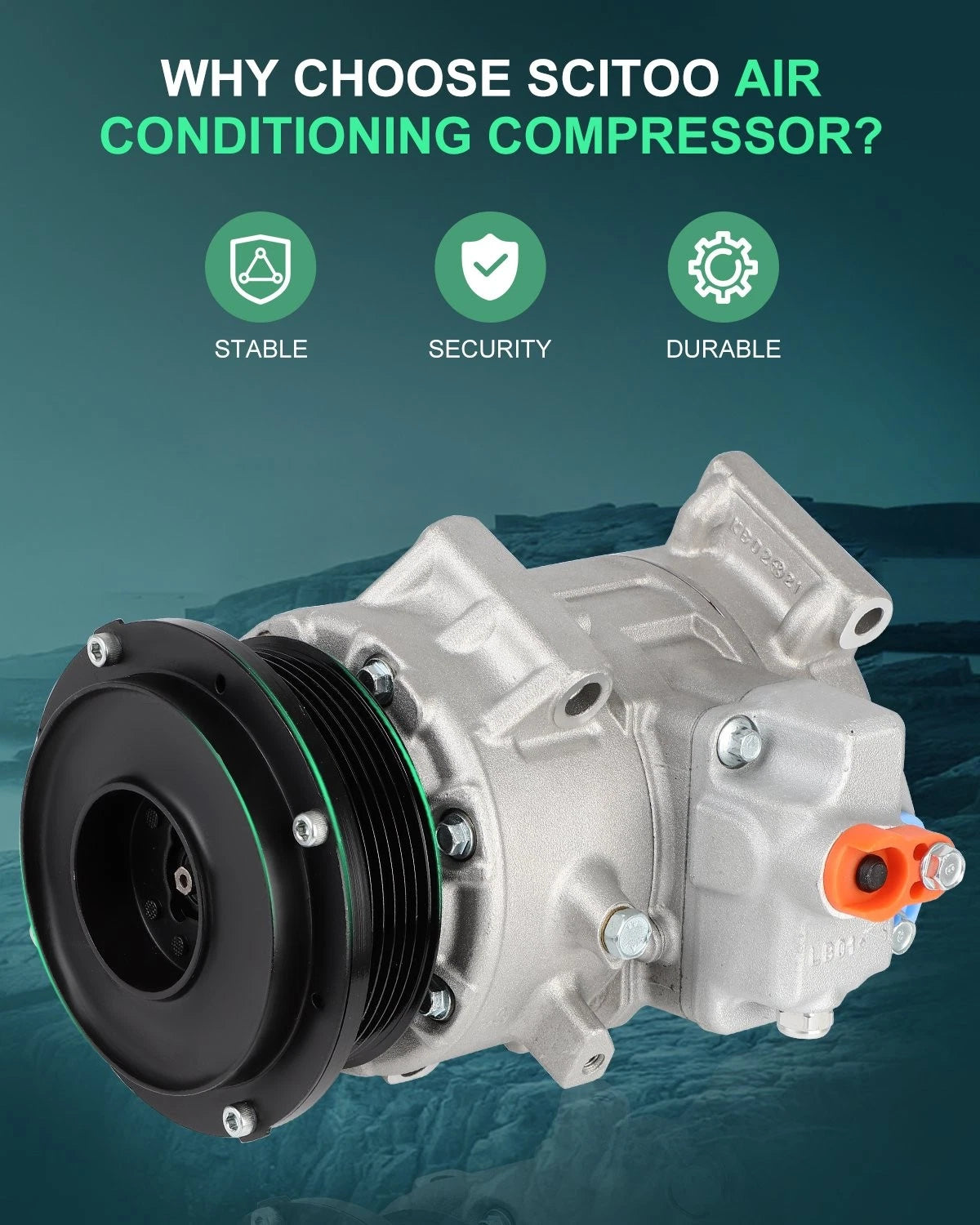 A/C Compressor for Lexus GS460 IS F LS460 (2010–2017) CO 11247C