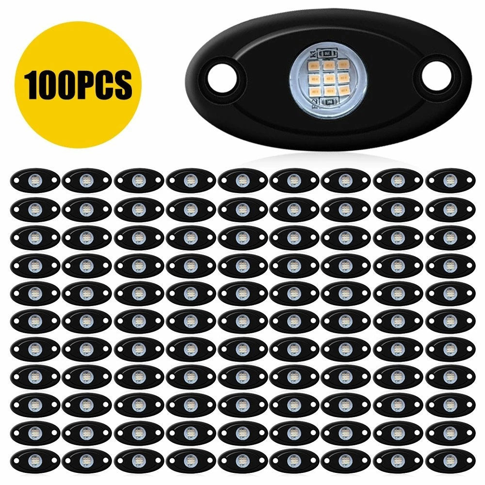 100X Purple Rock LED Underbody Lights for Jeep (Offroad, Truck, UTV, ATV)