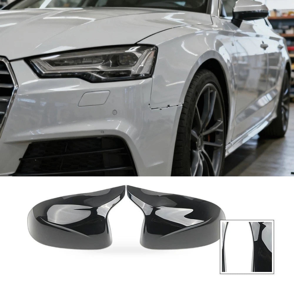 Set of 2 Side Mirror Cover Caps for BMW X3 X4 X5 X6 X7 (2018–2021)