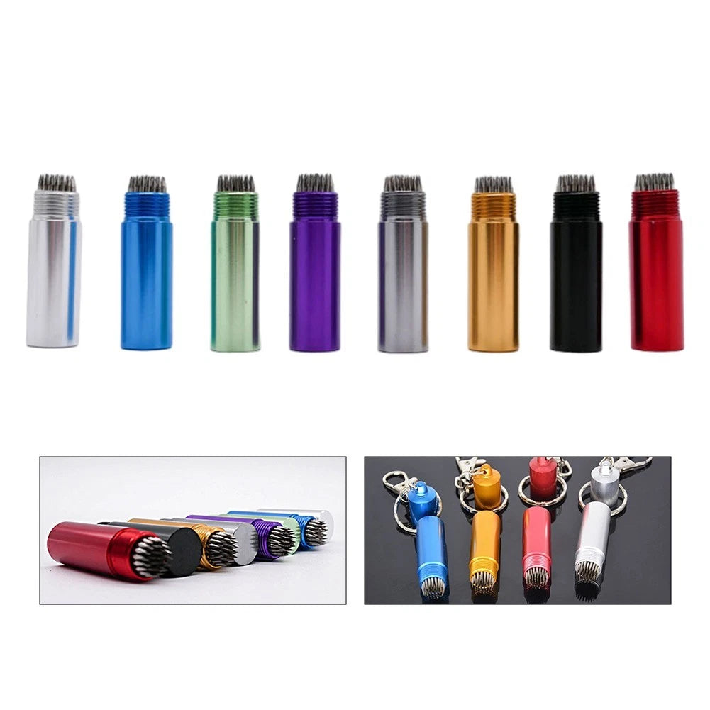 Aluminum Alloy Pool Cue Tip Tapper for Snooker and Billiard (Portable)