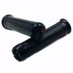 Black Skull Hand Grips for Harley Davidson Chopper Softail Dyna (25mm)