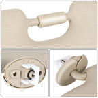 Left Driver Side Sun Visor for Toyota Highlander (2008–2013) OE Style Beige