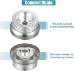 Polished Steering Wheel Hub Adapter for Flaming River/Ididit (A01-56P)