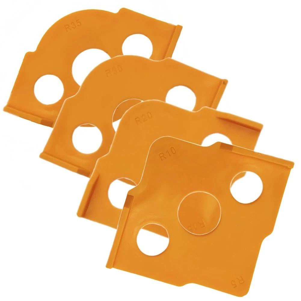 ABS Router Templates Radius Jig for Woodworking (R5 to R40)