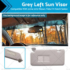 Sun Visor Left Grey for Nissan Tiida C11 (2004–2012)
