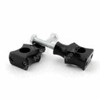 Set of 2 Black 7/8" 22mm Bar Clamp Risers for Dirt Bike ATV Quad
