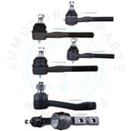 Set of 6 Front Tie Rods & Pitman Arm for Ford F-150 Lincoln Navigator (1998–2002)