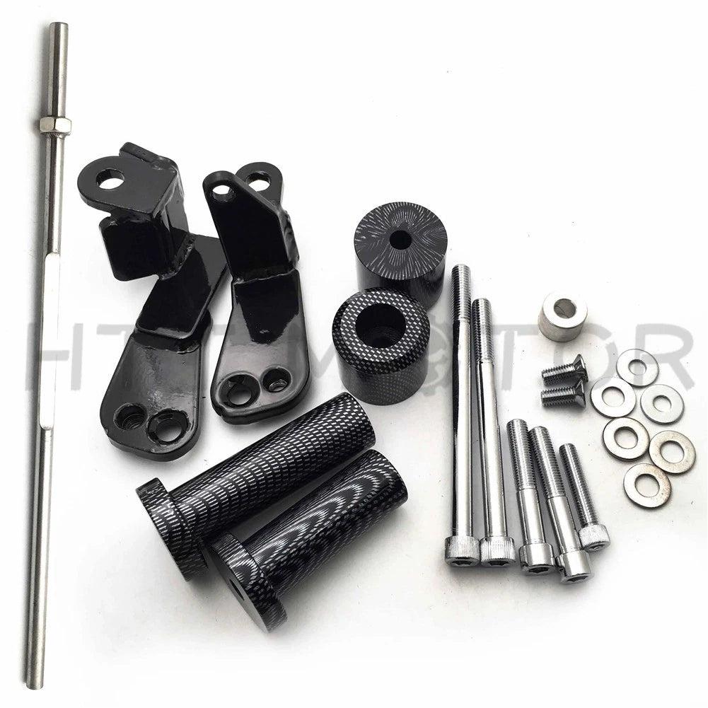 Carbon Fiber Frame Sliders for Suzuki Hayabusa GSXR 1300 (1999–2007)