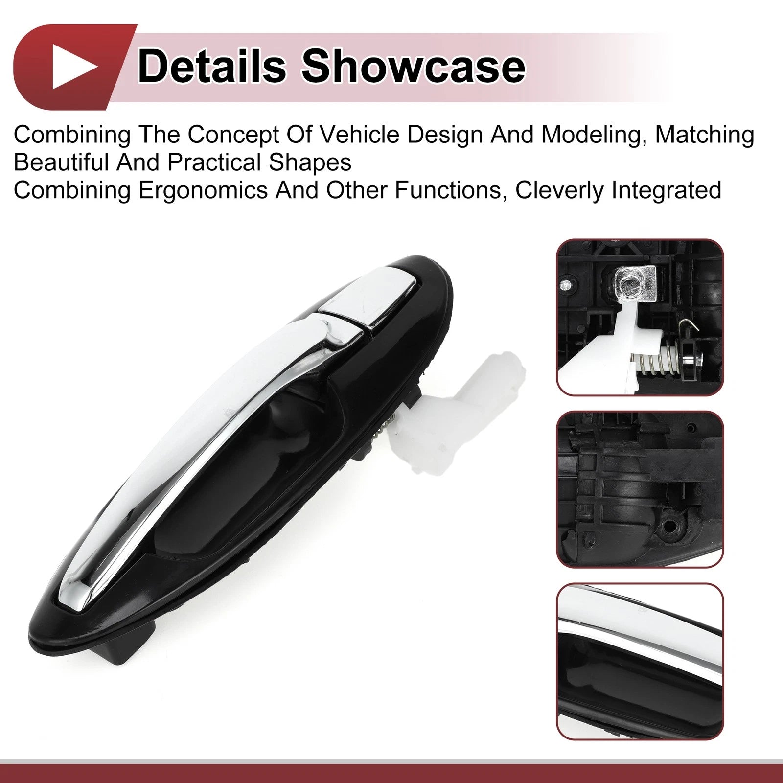 Exterior Door Handle for Hyundai Sonata (2002–2005) Rear Right No. 836503C000