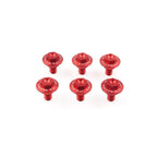 6X CNC Front Fork Guard Bolts for Honda CR125 CR250 CRF250R CRF250X CRF450R Red
