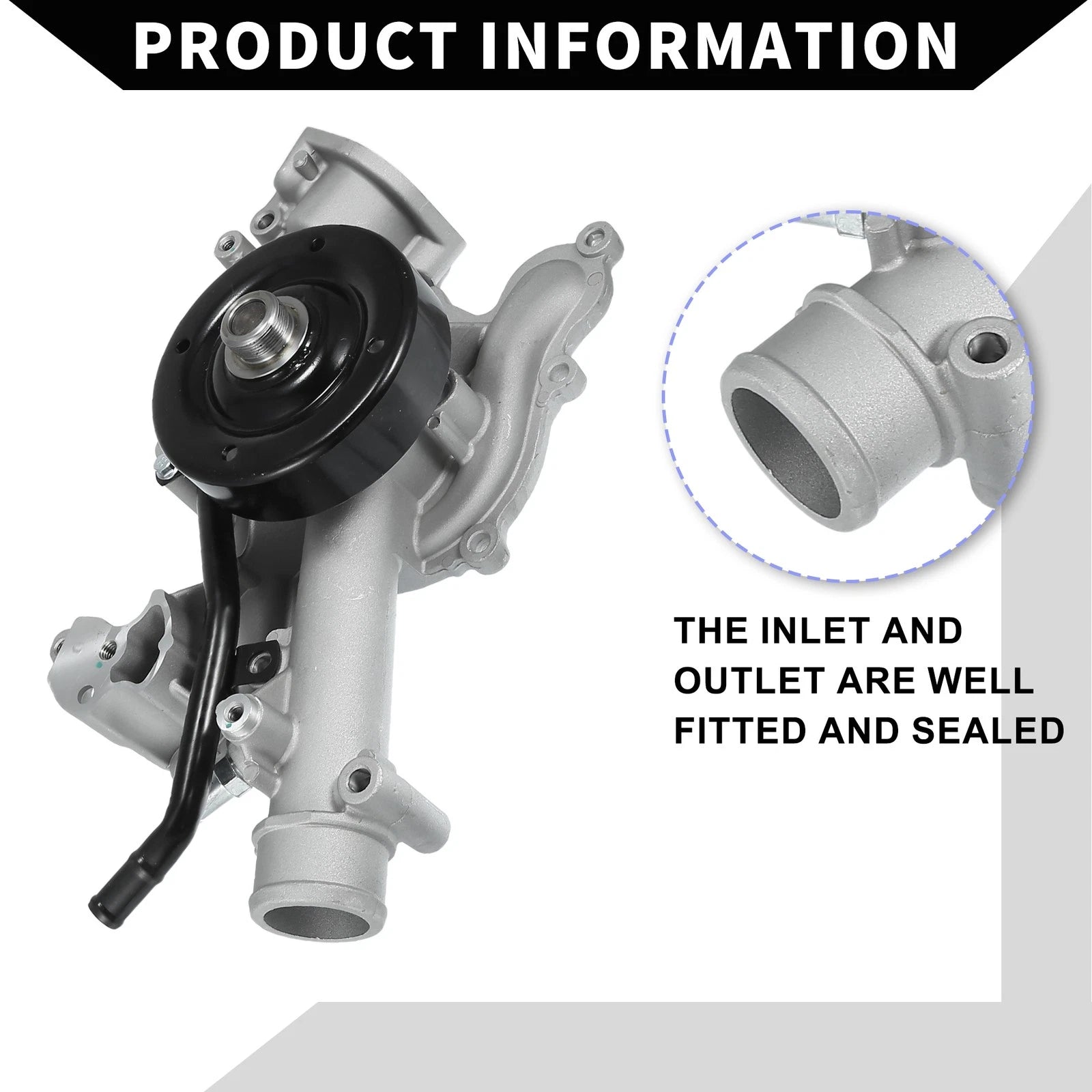 Water Pump for Chrysler Aspen (2007–2009) No. 53021380AL/5302137AB, Rubber Band Kit