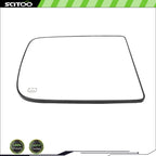Heated Passenger Side View Mirror Glass w/Plate for Dodge Ram 1500 (2010–2019)