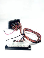4 Switch Boat Switch Panel, Marine, 5 3/4in x 3 1/4in