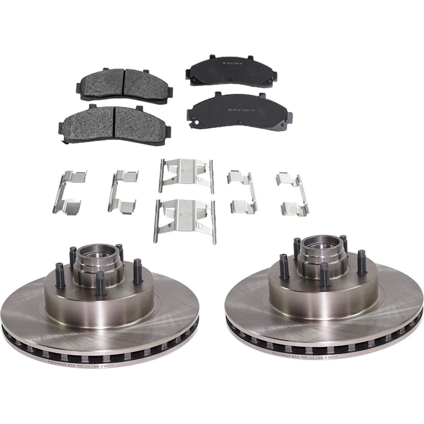Front Brake Disc and Pad Kit for Ford Explorer (1995–2001)