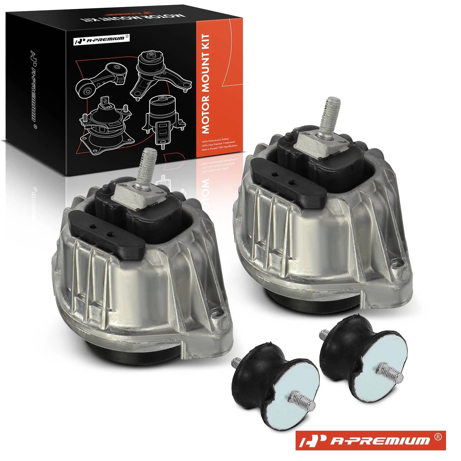 Set of 4 Engine & Transmission Mounts for BMW 325i 328i 330i X1 128i Z4 (2006–2015)