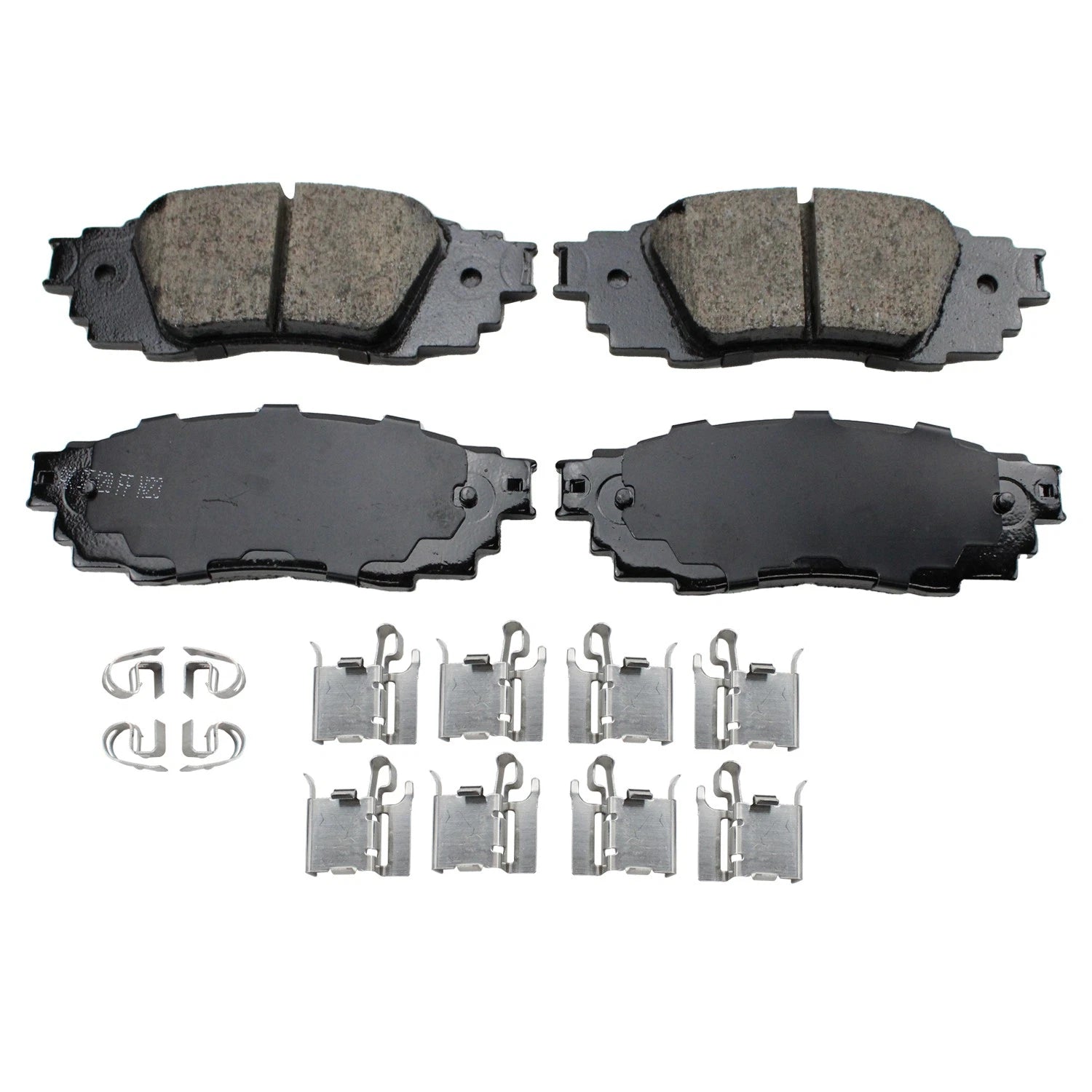 DuraGo Rear Rotors & Akebono ProACT Ceramic Brake Pads Kit for RX350 RX450hL (2010–2023)
