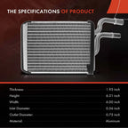 HVAC Heater Core for Ford Mustang (2001-2004)