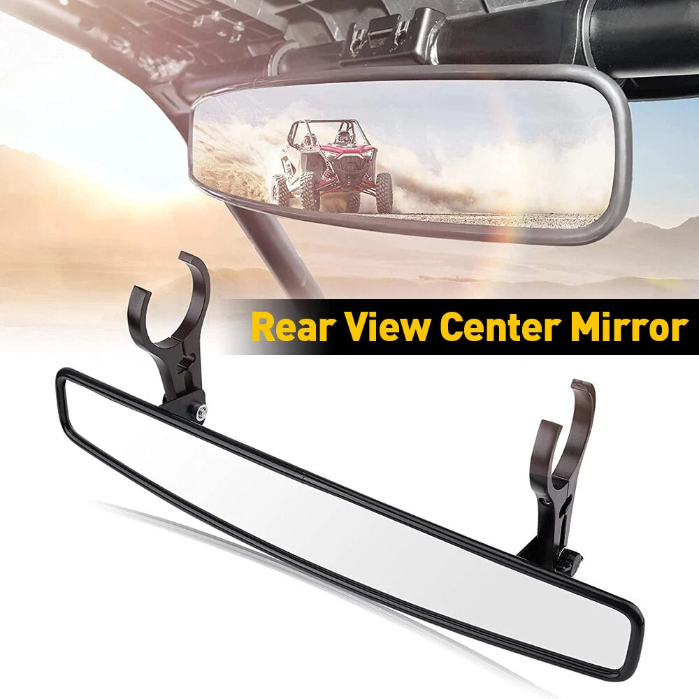 Set of 2 Adjustable Rear View Mirrors for Polaris RZR (1.75 - 2")