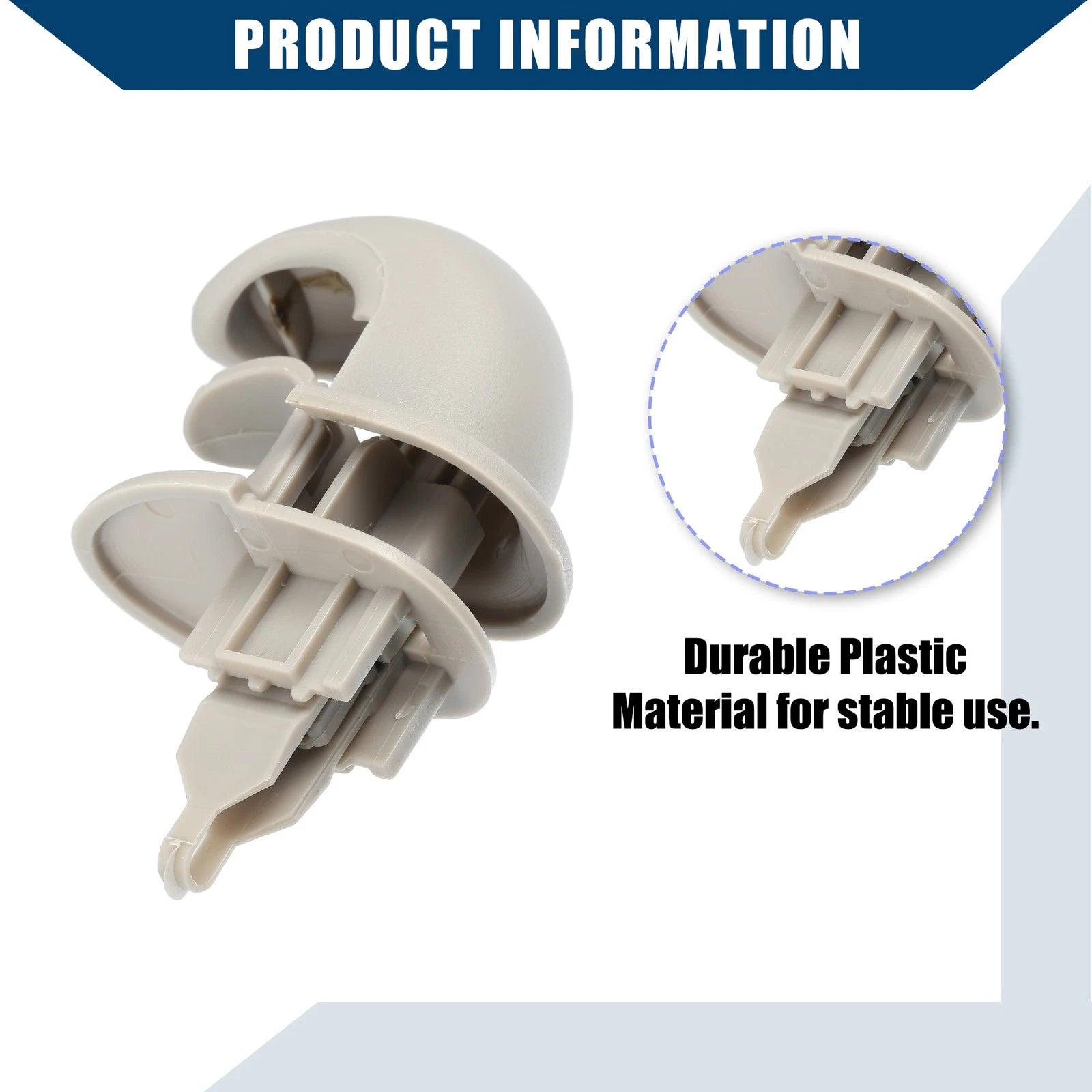 Coat Hook Clothes Hanger for Dodge RAM 1500 2500 (2002–2005) No.5HT25TL2AD Gray