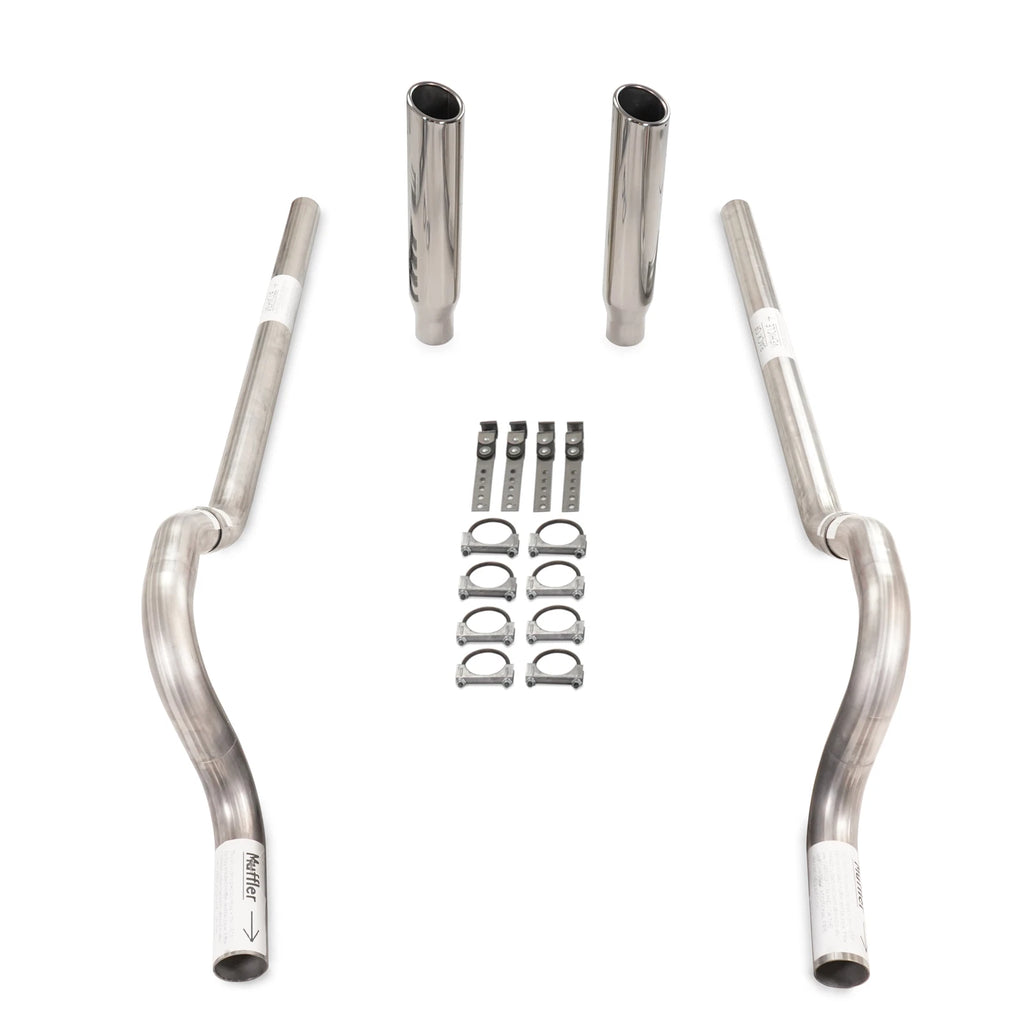 2.5" Dual Exhaust Kit for Mopar B Body (1962–1974) Rear Exit RC Tip