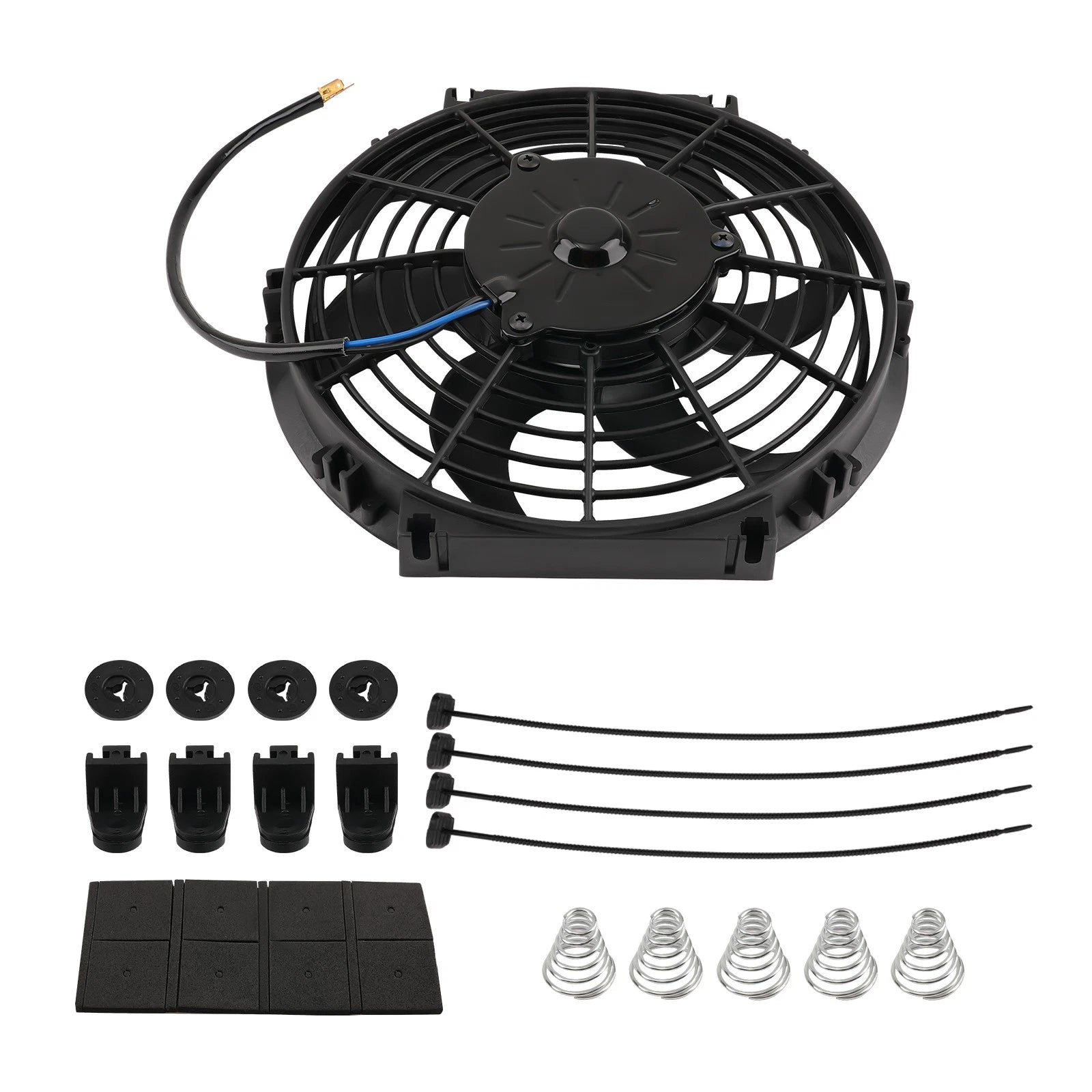 10" Electric Push-Pull Cooling Fan for Universal 12V (800–CFM, 80W) (2010–2025)