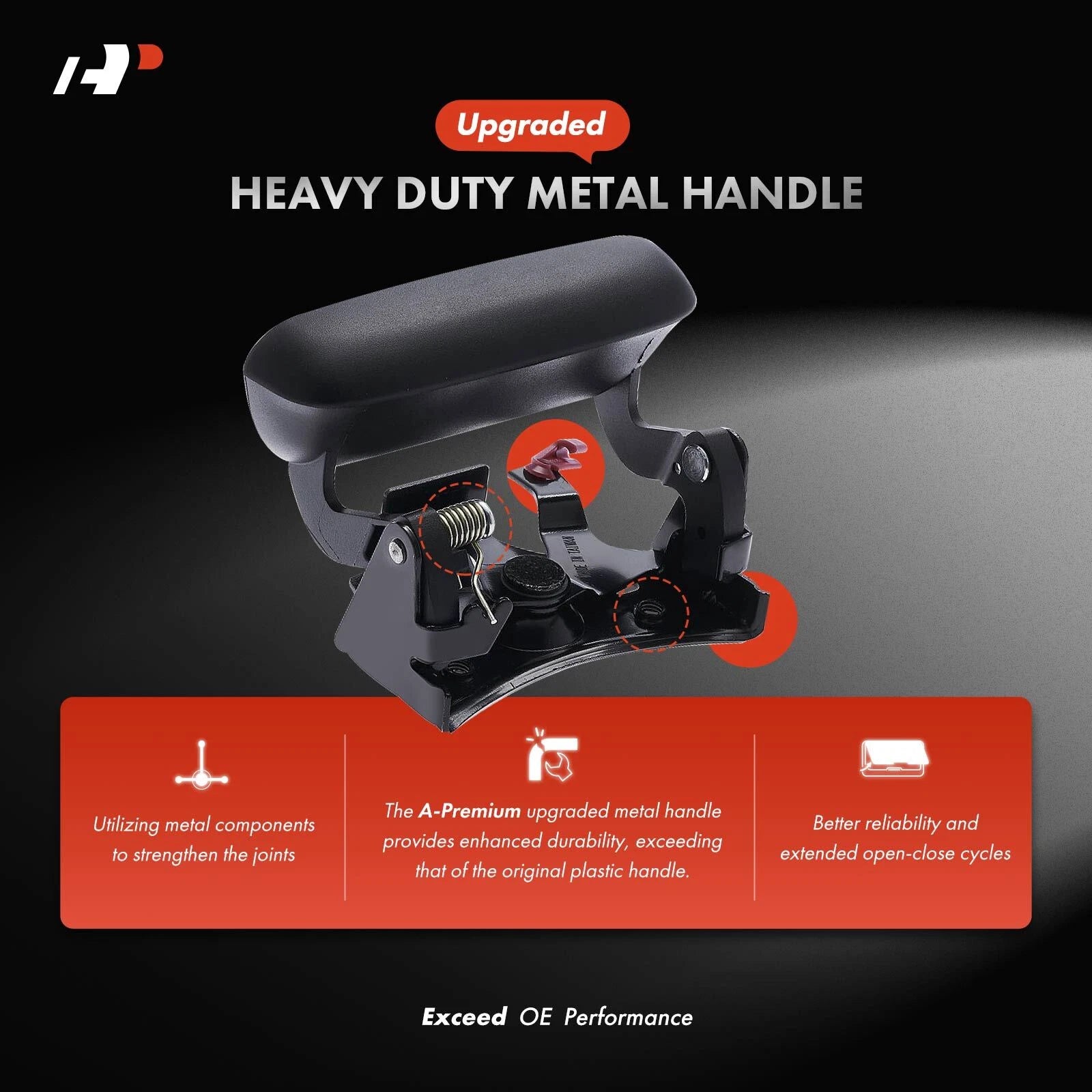All Metal Tailgate Handle for Silverado 1500 (1999-2006)