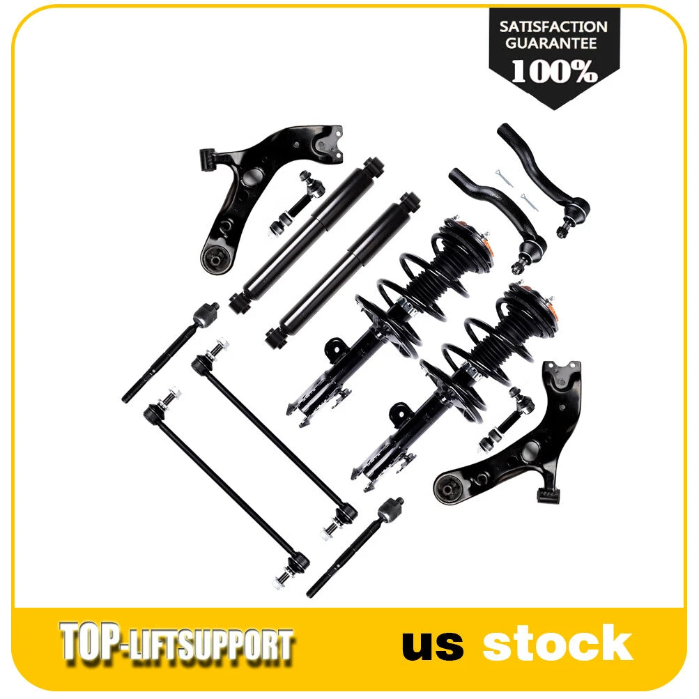 Front Struts Springs Rear Shocks Lower Control Arms for Toyota RAV4 (2006–2012)