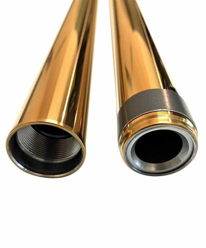 Pro One Gold Fork Tubes 41mm for Harley-Davidson Touring & Softail
