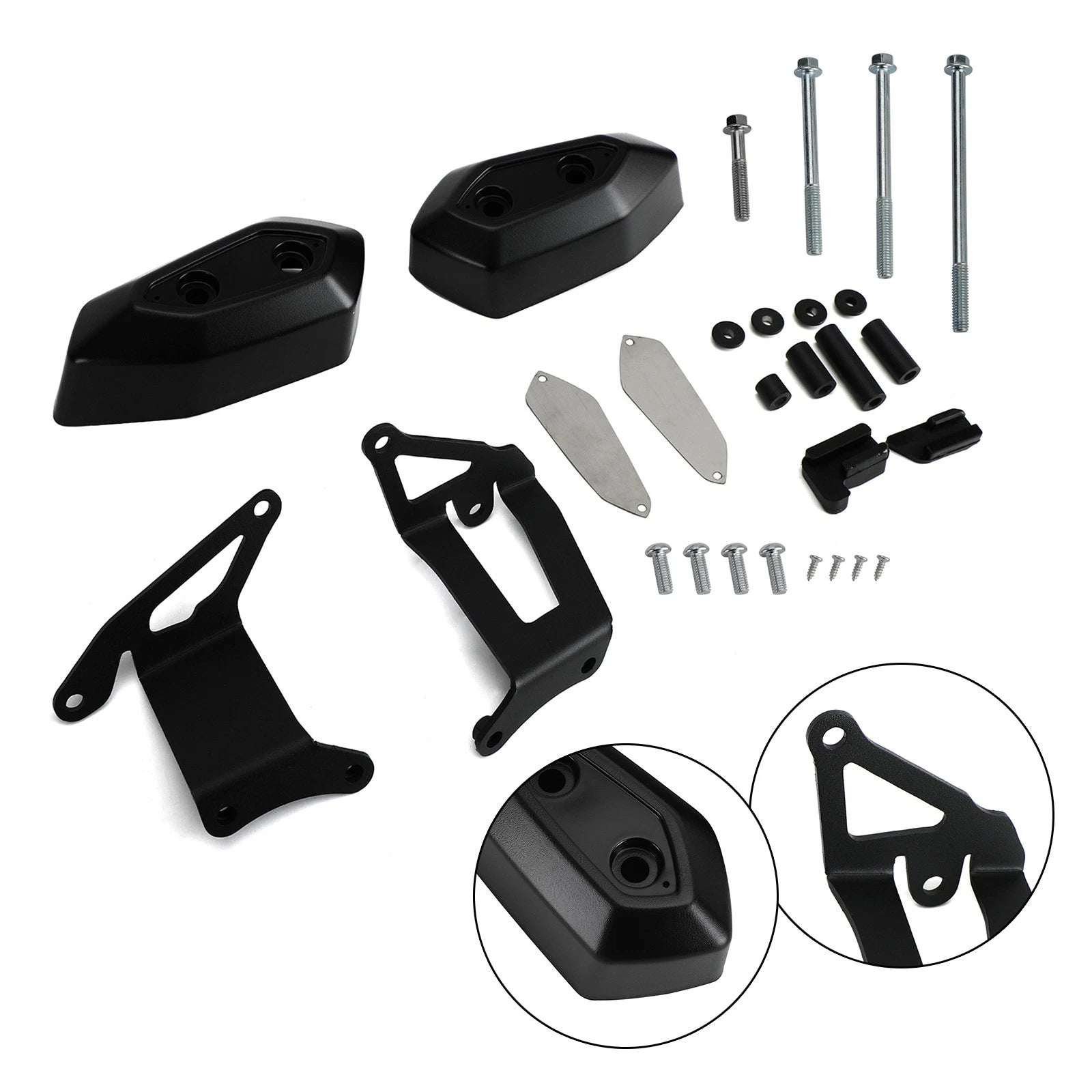 Plastic Engine Protector Covers for Yamaha YZF R15 V4 (2021–2023)