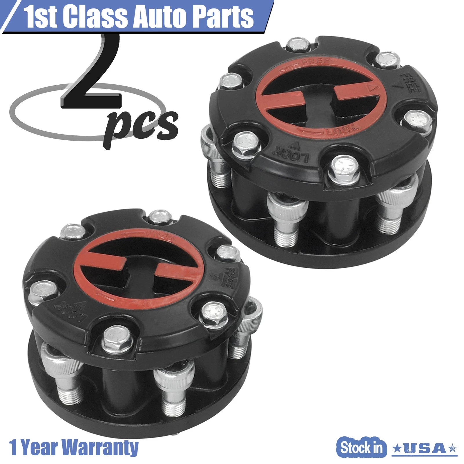 2 Sets of Manual Locking Hubs for Isuzu Trooper Rodeo (1987–1999) 12941424