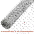 2" Holes Galvanized Poultry Net Fencing for Chicken (24"×150')