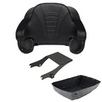 Trunk Backrest Pad Mount Rack Speakers for Harley Electra Glide (1997–2008)