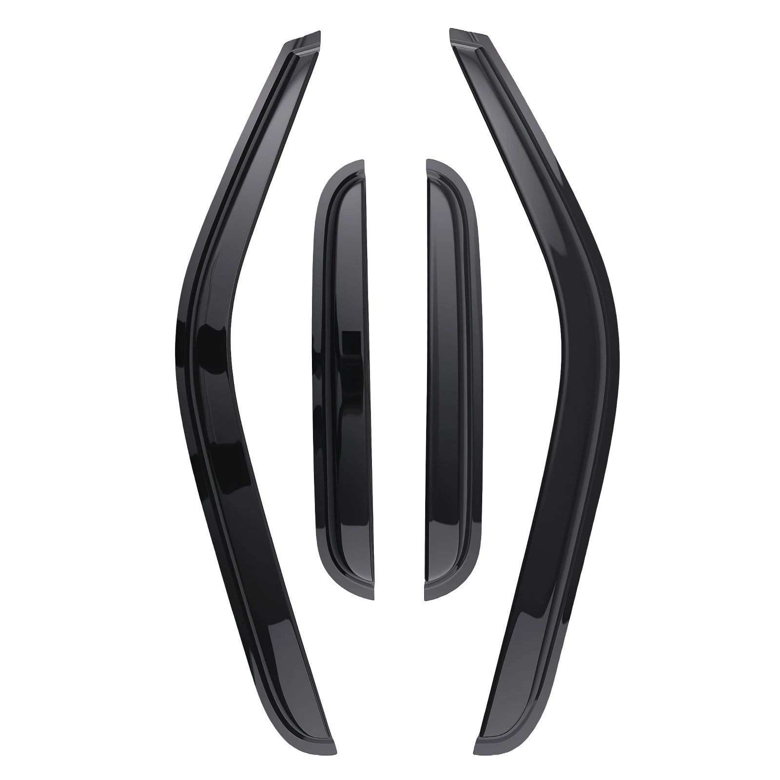 Vent Window Visor Rain Guard for Chevy Silverado 1999–2006 (Extended Cab)