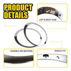 Pair Chrome Headlight Trim Ring Bezel Cover for Mini Cooper R55 R56 (2007–2015)