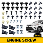 Set of 80 Splash Cover Shield Rivet Clips for BMW