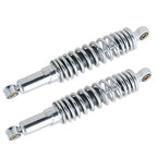 2X Chrome Rear Shock Absorbers for Harley FXR Sportster XL883 1200 (1972–2019)