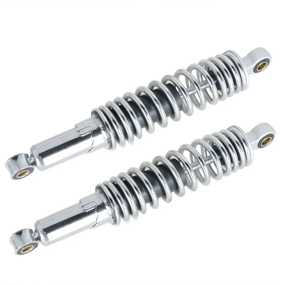 2X Chrome Rear Shock Absorbers for Harley FXR Sportster XL883 1200 (1972–2019)