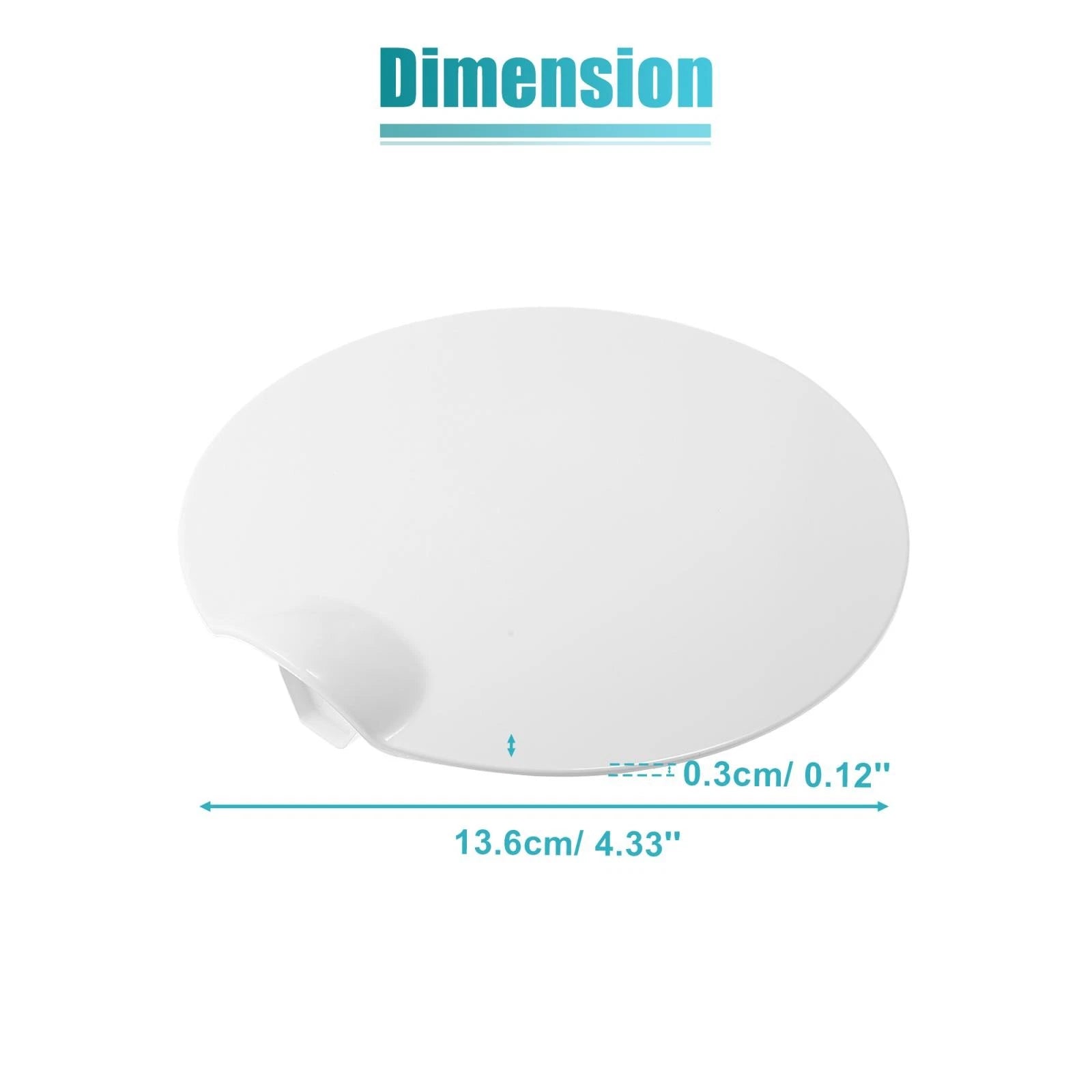 Fuel Gas Tank Filler Lid Door for Ford F-150 (2004–2008) 4L3Z-99405A26-EAA White