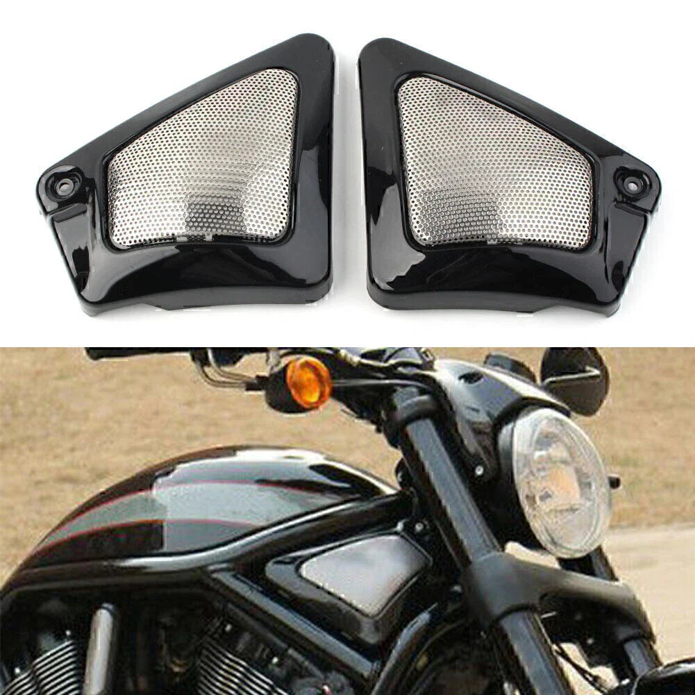 Black Frame Neck Side Cover Guard for Harley V-Rod VRSCD VRSCDX VRSCA VRSCB (2002-2017)