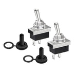 2X SPST On/Off Switch KN3 (D) 101 for Automotive (Waterproof Cap)