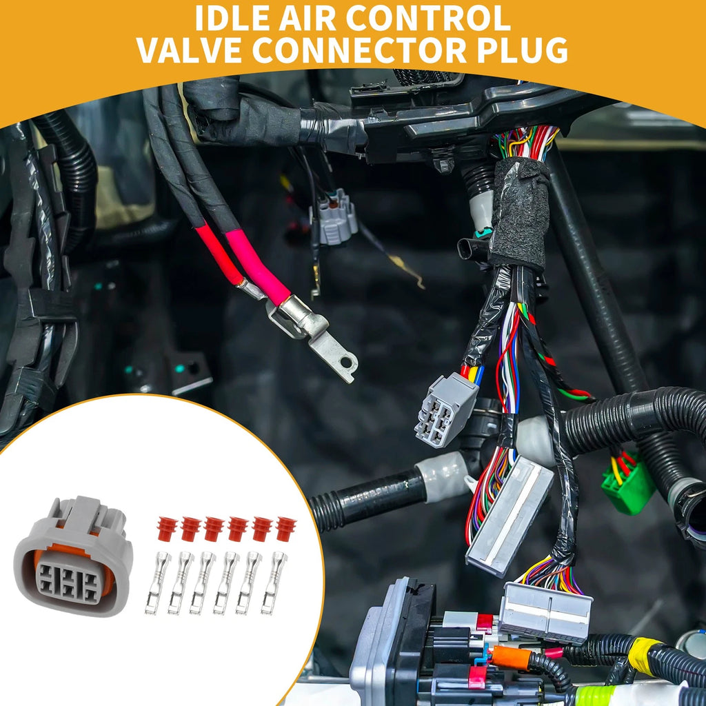6 Pin Idle Air Control Valve Connector Plug for Toyota 1JZ 2JZ (1991–2002)
