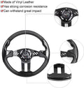 3-Spoke Steering Wheel with 3/4" Axle Hub Adapter for Boat Marine (13")