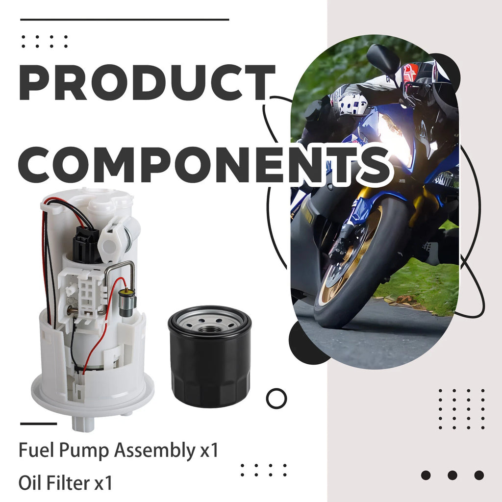 Fuel Tank Pump Oil Filter Assembly for Yamaha YZF-R1 (2004–2006) 5PW-13907-01-00