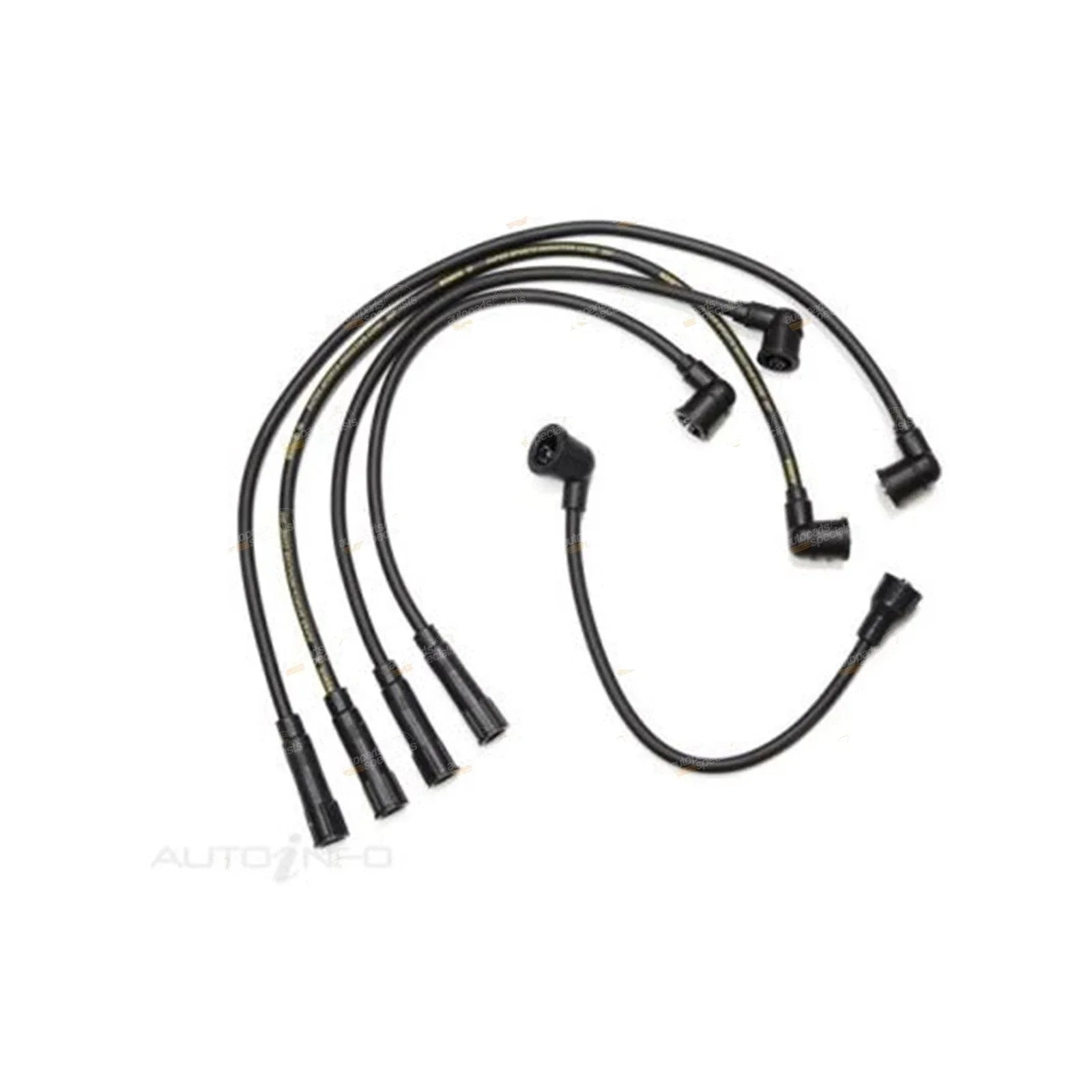Ignition Leads + Spark Plugs 1.3L for Ford Festiva (1991-1994)