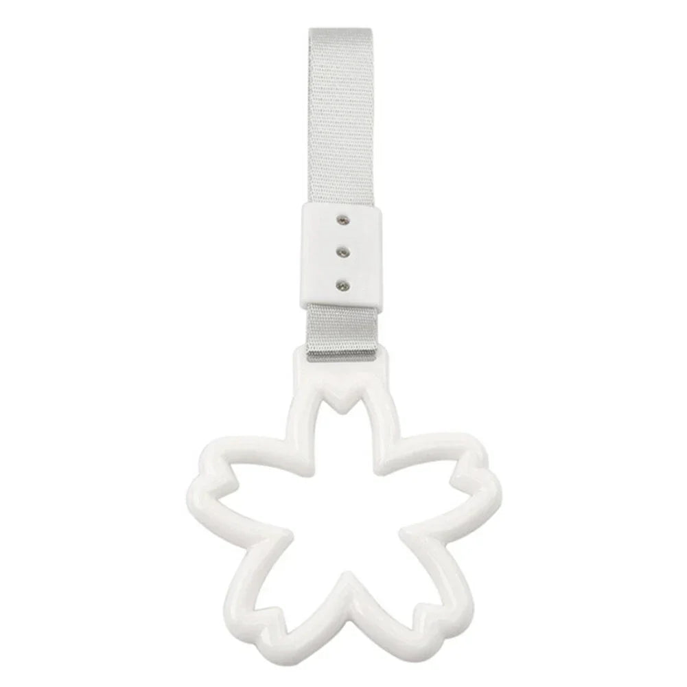 Cherry Blossom Ring Handle Strap for Car Train Bus Drift Charm Tools