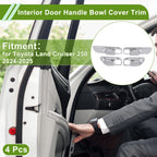 Interior Door Handle Bowl Cover Trim for Toyota Land Cruiser 250 (2020–2023)